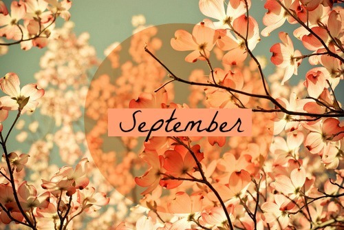 Hello September graphic from Clarissa’s 2013 college life update