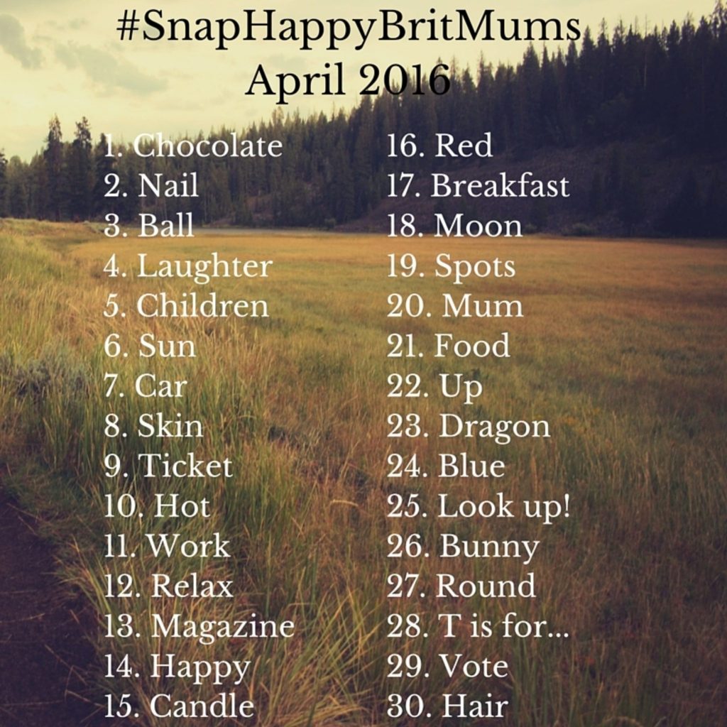 Snap Happy BritMums April 2016 photo challenge image