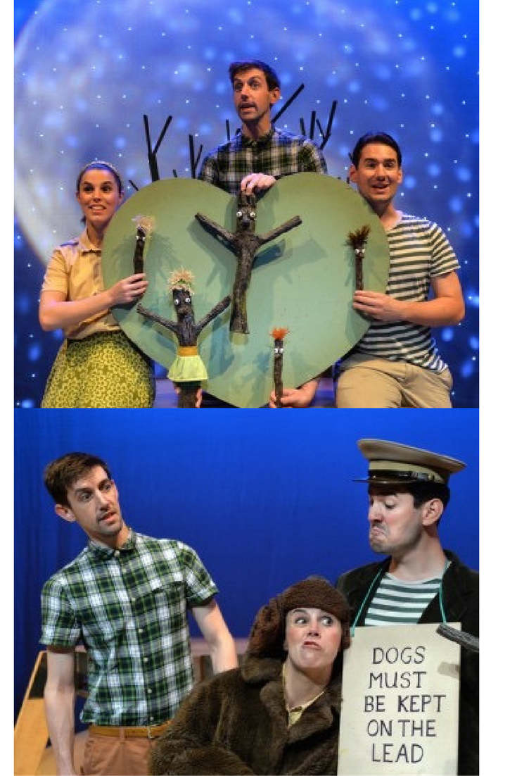 The stage and seating during our 2016 Stick Man theatre visit
