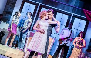 Dirty Dancing - Ostend 1 Katie Hartland as 'Baby' and Lewis Griffith as 'Johnny' and ensemble (C)Dreamteam Pics