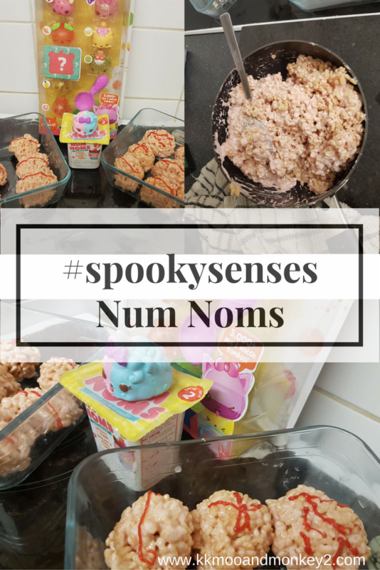 Homemade Num Noms M. Mallow Halloween crispy brains