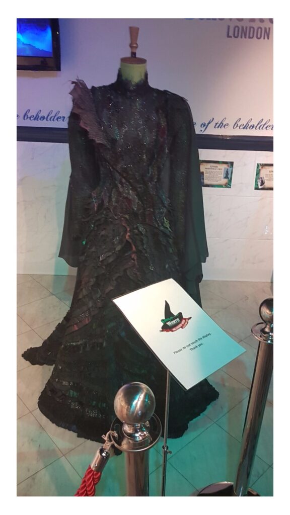 Elphaba’s black Wicked dress on display at Ripley’s Believe It or Not