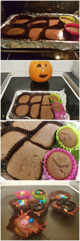 spider cupcakes