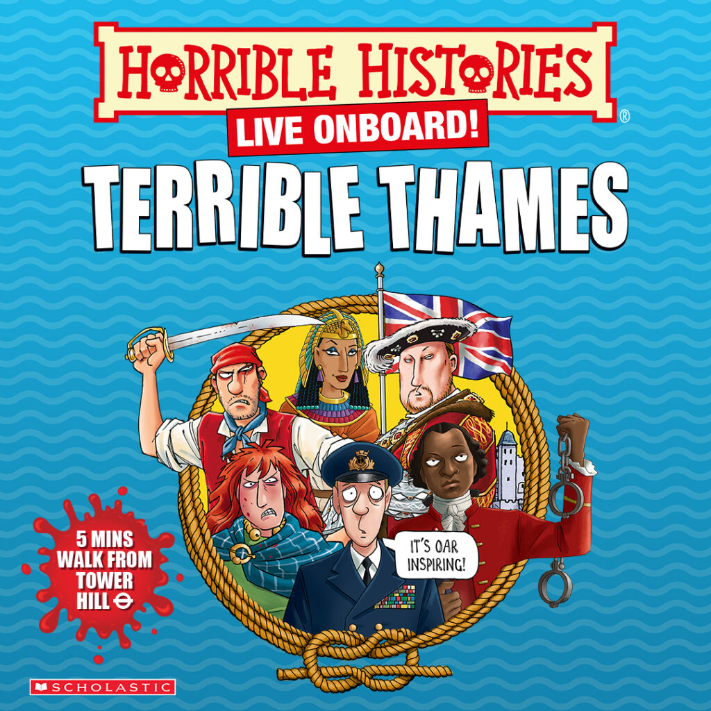Terrible Thames Horrible Histories boat tour in London