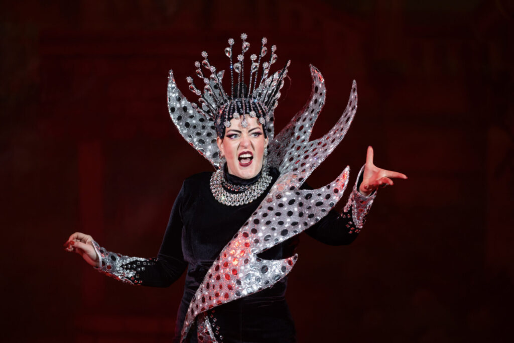 Queen Dragonella Snow White Churchill Theatre panto 2024