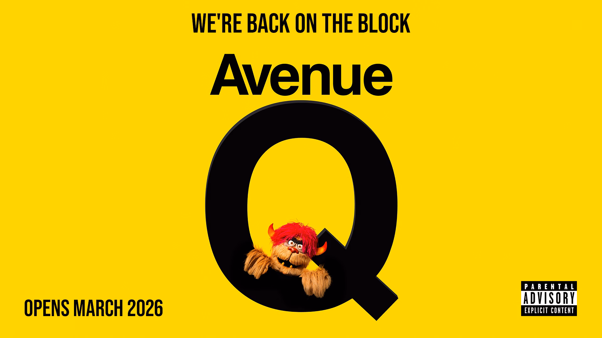Avenue Q at the Shaftesbury Theatre 2026