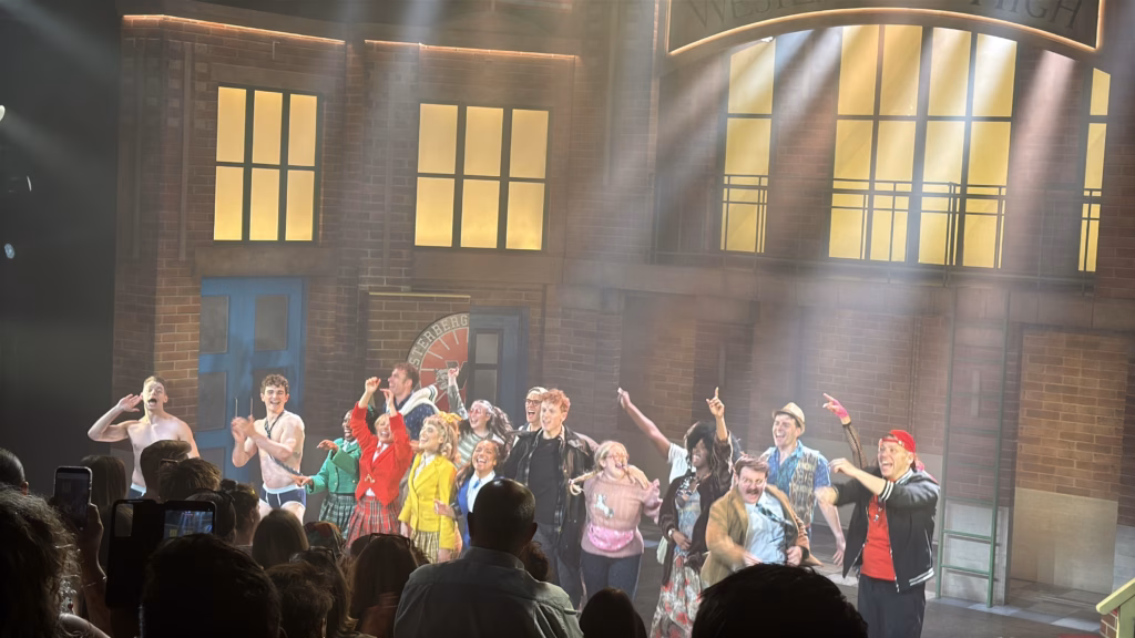 Heathers The Musical cast taking their curtain call at Arts at Marble Arch