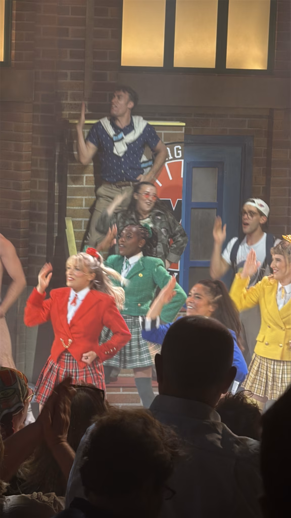 Heathers The Musical cast during the finale at Arts at Marble Arch