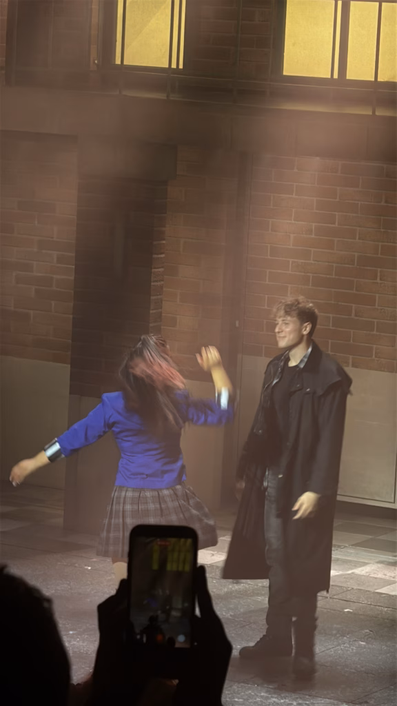 Heathers The Musical cast on stage during the curtain call