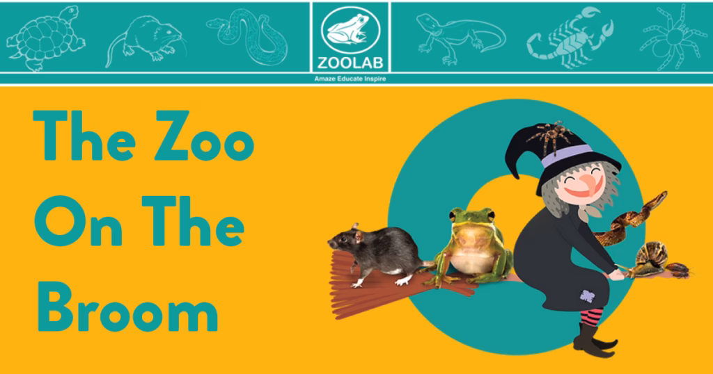 ZooLab Zoo on a Broom Halloween family event at Hall Place in Bexley