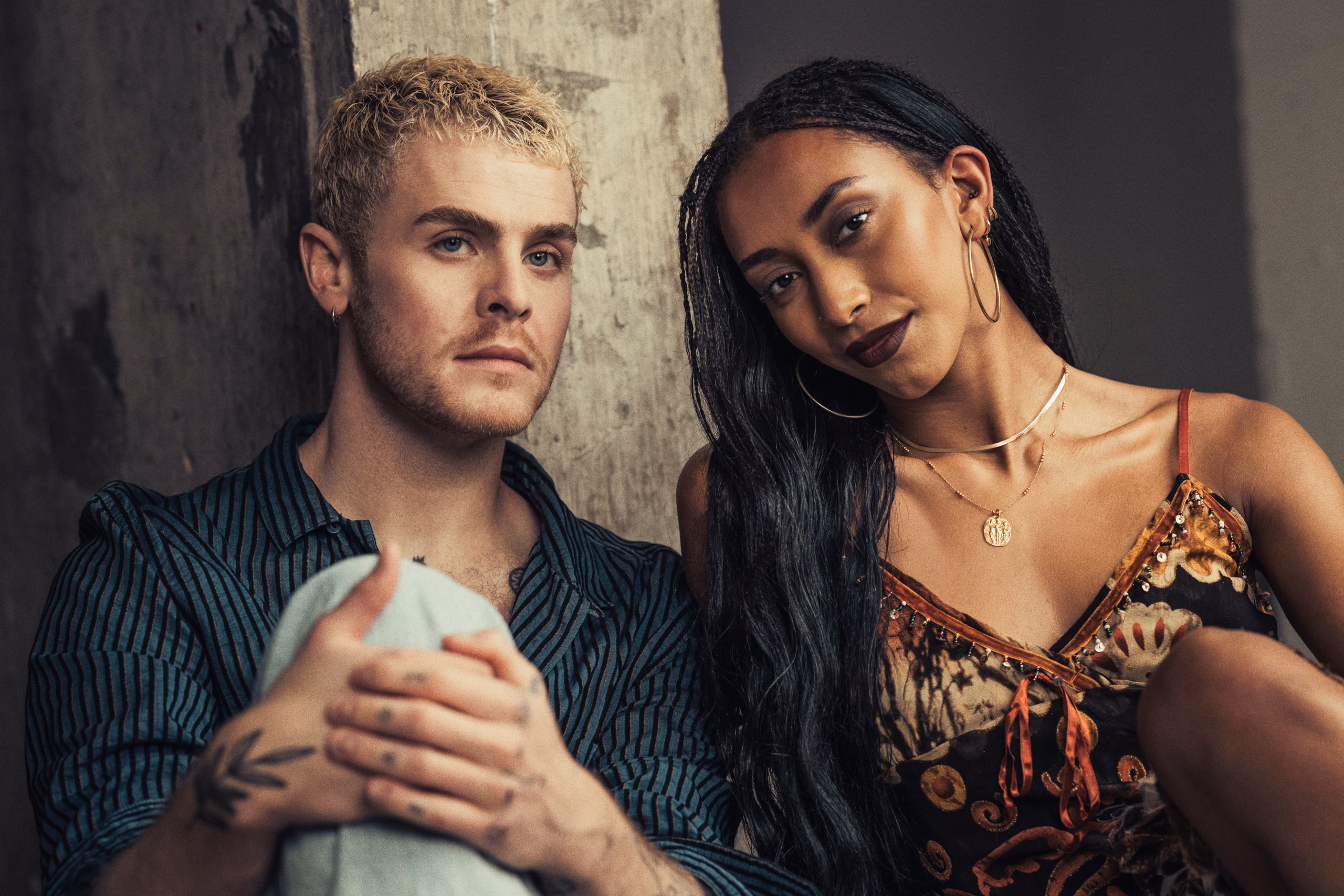 Travis Ross and Bella Brown in RENT. Photo by Oliver Rosser