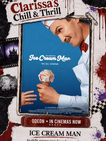 Horror movies and thrillers review artwork for Ice Cream Man