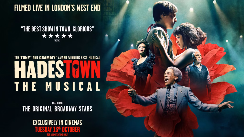 Hadestown The Musical filmed live in London’s West End, in UK cinemas from 13 October 2026
