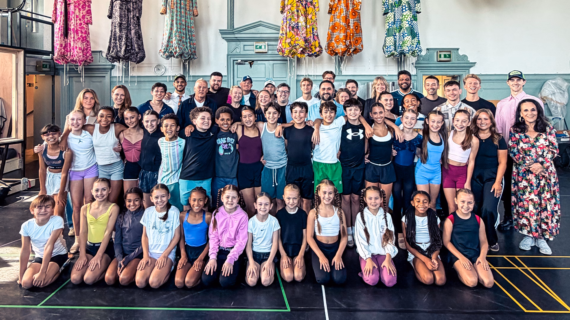 Billy Elliot the Musical rehearsal with the full company for the 2026–27 production
