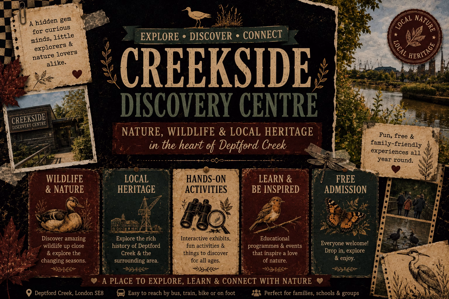 Creekside Discovery Centre Deptford: Visitor Guide, Wildlife & Low Tide Walks 2026