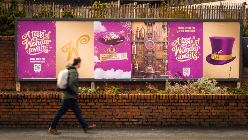 Wonka Taste the Wonder campaign poster for the Wonder Lab competition