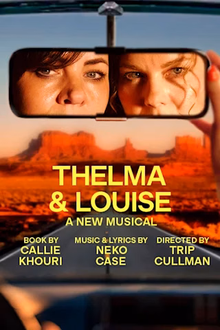 Amy Lennox and Rachel Tucker in Thelma & Louise: A New Musical at the Young Vic