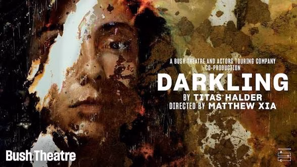 Darkling promotional artwork for the 2026 production at Bush Theatre