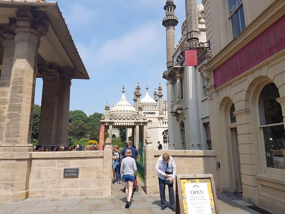 Architectural details of the Royal Pavilion in Brighton