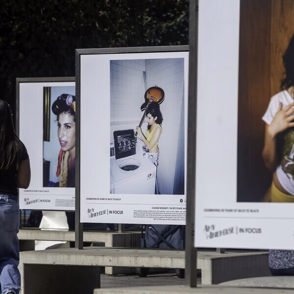 Amy Winehouse In Focus outdoor photography exhibition at King’s Cross