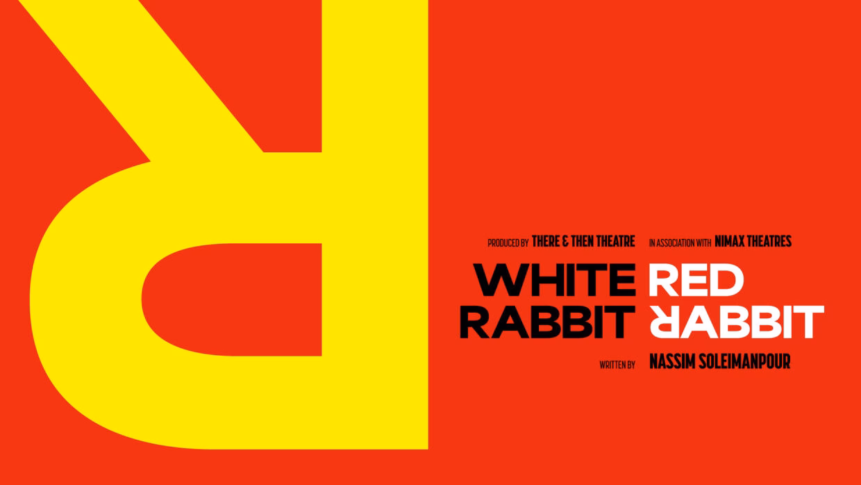 White Rabbit Red Rabbit West End 2026 official artwork