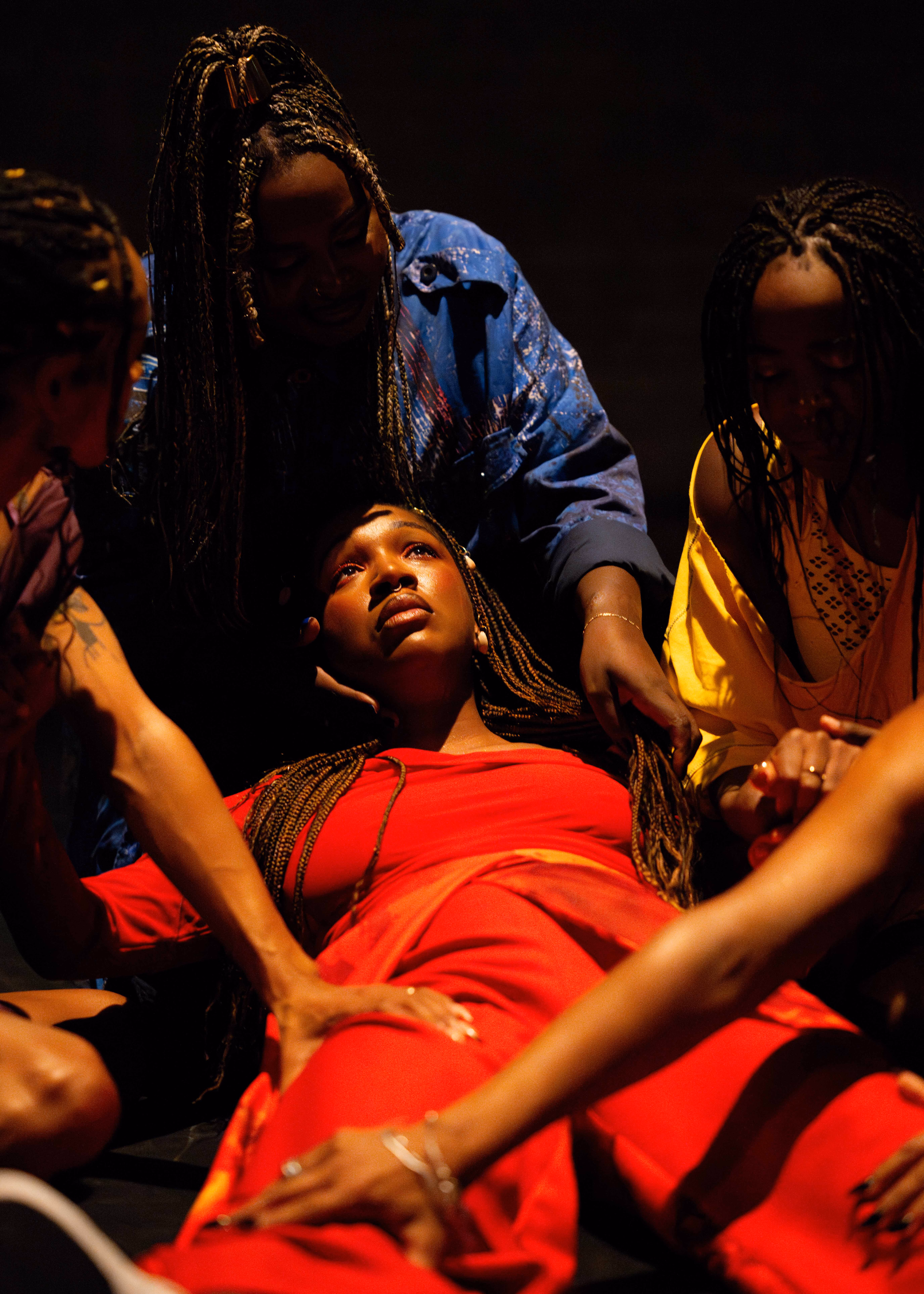 Production image from for colored girls who have considered suicide / when the rainbow is enuf at The Yard Theatre